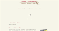 Desktop Screenshot of fenster-wie-neu.de