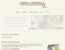 Tablet Screenshot of fenster-wie-neu.de